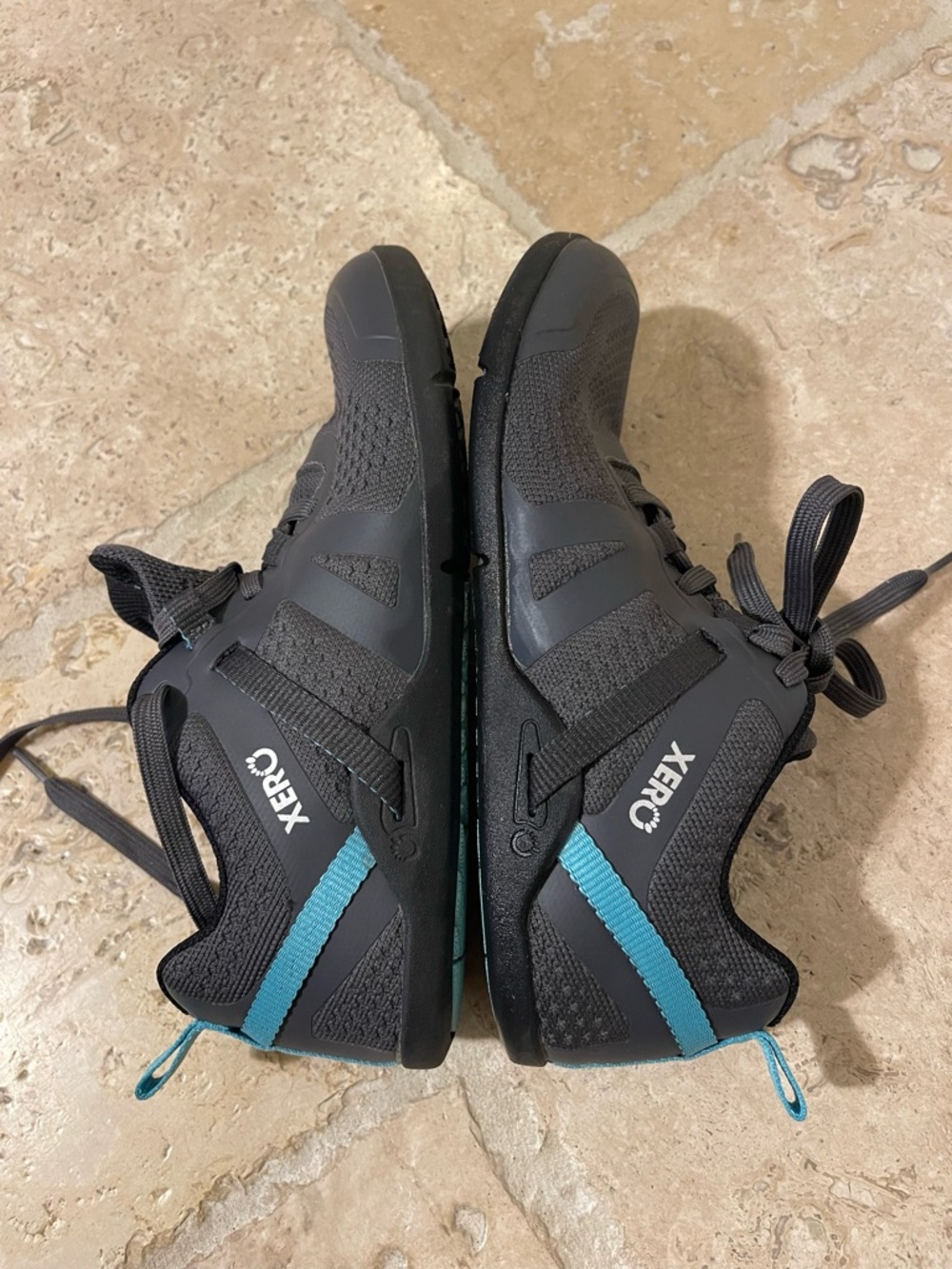 Xero Shoes Women's Prio Neo barefoot training Dark Gray w/ Teal Pull Tabs sz 8 - Picture 4 of 6
